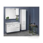 Orka Perge 100 cm Mdf Beyaz Banyo Dolabı