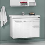 Orka Perge 85 cm Alt Modül Banyo Dolabı