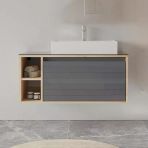 Orka Prato 100 Cm Legnano Banyo Dolabı Alt Modül Lavabo