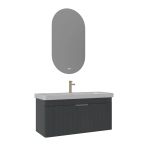Orka Procida 105 Cm Mat Antrasit Banyo Dolabı Takımı