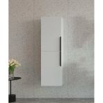 Orka Pure 40 Cm Mat Beyaz Banyo Çamaşır Boy Dolabı