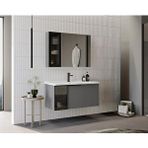 Orka Pure 80 Cm Mat Gri Banyo Dolabı Takımı Çok Renkli