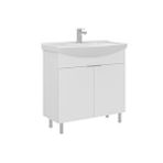 Orka Purus 80 Cm Ayaklı Lavabolu Banyo Alt Dolabı Beyaz