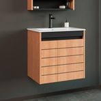 Orka Ricato 60 cm Mdf Morgana Kiraz Banyo Dolabı