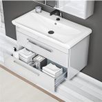 Orka Rose 95 Cm Kaşmir Banyo Dolabı Alt Modül Ve Lavabo Çok Renkli