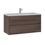 Orka Side 100 Cm Çekmeceli Lavabolu Banyo Alt Dolabı Ceviz