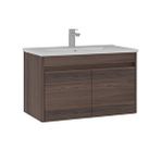 Orka Side 85 Cm Kapaklı Lavabolu Banyo Alt Dolabı Ceviz