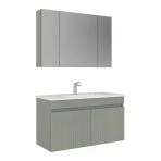 Orka Tivoli 100 Cm Mat Kaşmir Banyo Dolabı Takımı