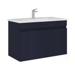 Orka Tivoli 85 Cm Mat Lacivert Banyo Dolabı Alt Modül Lavabo
