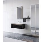 Orka Urban 80 Cm Beyaz Füme Banyo Dolabı Alt Modül Ve Lavabo Çok Renkli