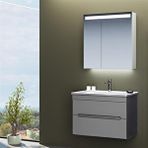 Orka Varna 80 Cm Mat Antrasit Banyo Dolabı Takımı (ledli-dolaplı Ayna) Çok Renkli