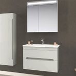 Orka Varna 80 cm Mat Lake Kaşmir Banyo Dolabı Takımı