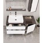 Orka Verona 120 Cm, İrony-beyaz Banyo Dolabı Alt Modül Ve Lavabo Çok Renkli