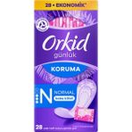 Orkid Günlük Ped 28 Adet Tekli Paketlerde Ekonomik Koruma ile Gün Boyu Ferah Kalma