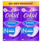 Orkid Günlük Ped Normal Dev Ekonomi Paket 80 Adet Ped