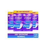 Orkid Günlük Ped Normal Dev Ekonomi Paketi 80'li x3