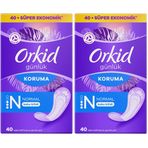 Orkid Günlük Ped Normal Ekonomik Paket 40 Ped 2li paket