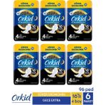 Orkid Hijyenik Ped 96 Adet 4 Numara Ultra İnce 10 Saat Ekstra Koruma Süper Ekonomik Paket