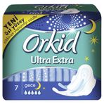 Orkid Hijyenik Ped Ultra Kanatlı Gece 6Lı (2'Li Paket)