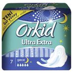 Orkid Hijyenik Ped Ultra Kanatlı Gece 6Lı (8'Li Paket)