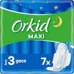 Orkid Maxi Hijyenik Ped Gece (Boy 3) 7 Adet Ped (Tekli Paketlerde)