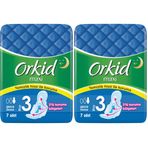 Orkid Maxi Hijyenik Ped Gece Tekli Paket 7 Ped 2li paket