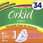 Orkid Maxi Normal 5x34'lü Süper Ekonomik Paket Hijyenik Ped