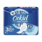Orkid Ped Ultra Gece & Gündüz 3'Lü Koruma 6 Adet