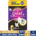 Orkid Platinum 20x2 Adet Gece Extra Plus Ped