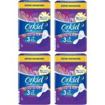 Orkid Platinum Gece 3 Boy 64 Adet 4 Paket Ultra İnce Rahatlık ve Nefes Alabilen Yüzey - 1