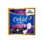 ORKID, Platinum Gece Extra 6 Adet Tekli Paket Hijyenik Ped, 8001090147882