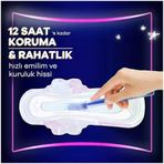 Orkid Platinum Hijyenik Ped Gece Ekstra (Boy 5) Süper Ekonomik Paket 14 Adet Ped
