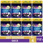 Orkid Platinum Hijyenik Ped Gece Extra 112 Adet Anne Kız Paketi (56X2)