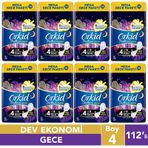 Orkid Platinum Hijyenik Ped Gece Extra 112 Adet Anne Kız Paketi (