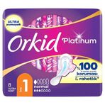 Orkid Platinum Hijyenik Ped Normal (Boy 1) 8 Adet Ped
