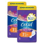 Orkid Platinum Normal 24'lü x2 Süper Ekonomik Pamuksu Yumuşaklık ve Yoğun Emici Yan Bariyerler