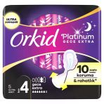 Orkid Platinum Tekli Paket Gece Ekstra 5'Li (8'Li Paket)