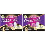 Orkid Platinum Tekli Paket Gece Ekstra Hijyenik Ped 6 Adet 2Li Paket
