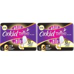 Orkid Platinum Tekli Paket Gece Ekstra Plus Hijyenik Ped 6 Adet 2li paket