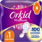 Orkid Platinum Ultra Normal Tekli 8'li Hijyenik Ped Boy:1