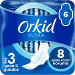 Orkid Ultra 6'lı Hijyenik Ped Boy:3 Gün Boyu Konfor ve Sızıntılara Karşı Koruma