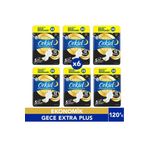 Orkid Ultra Extra 4'lü Gece Extra Plus 20'li X6 Adet
