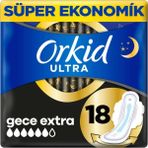 Orkid Ultra Extra Hijyenik Ped Gece Extra 18 Ped Boy 4