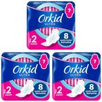 Orkid Ultra Extra Hijyenik Ped Uzun Tekli Paket 8 Ped 3lü paket