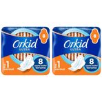 Orkid Ultra Extra Normal (Boy 1) 8 Adet Hijyenik Ped 2li paket