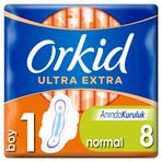 Orkid Ultra Extra Normal Tekli Paket 8 Adet Hijyenik Ped