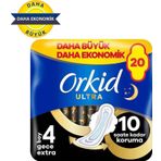 Orkid Ultra Gece Ekstra Boy 4 20 Adet Hijyenik Ped