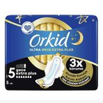 Orkid Ultra Gece Ekstra Plus 5'li Hijyenik Ped