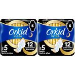 Orkid Ultra Gece Ekstra Plus (Boy 5) 5 Adet Hijyenik Ped 2li paket