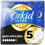 Orkid Ultra Gece Extra Plus No: 5 5'li Hijyenik Ped